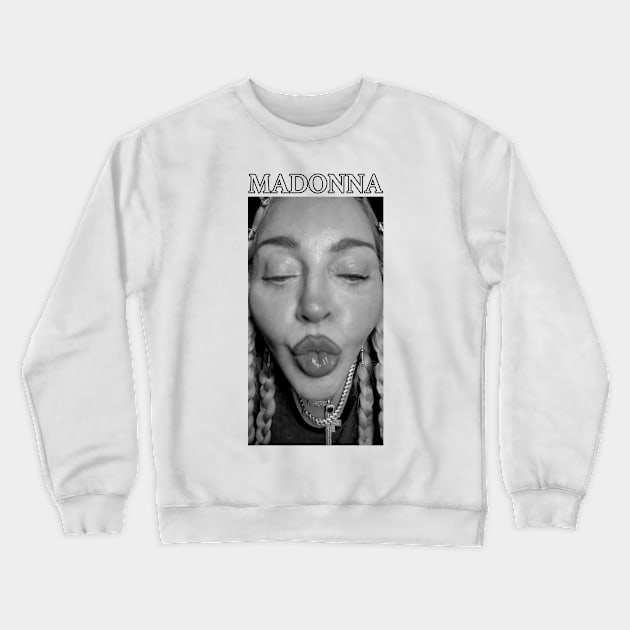 Madonna Crewneck Sweatshirt by Paskwaleeno